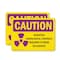Signmission Radiation & Laser Sign, 7 in H x 10 in W, Vinyl Decal, Rectangle OS-2PACK-CR-D-710-L-10201 - alternate 1